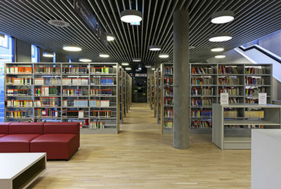 Оборудование для библиотек, библиотечное оборудование,  мобильные системы хранения фондов, стеллажи архивные, система хранения для библиотек, Библиотека Венского университета.